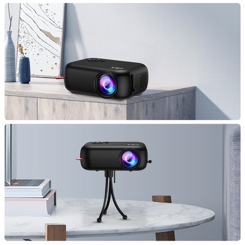 Tragbarer Projektor Mini 2000 Lumen 1080P HD Video Heimkino TV Spiel HDMI USB DE - Bild 9 von 16