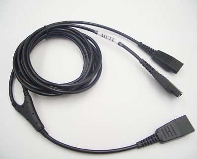 Jabra /GN Netcom 8312-009 Y Training /Supervisor Cable with Observer Listen Only