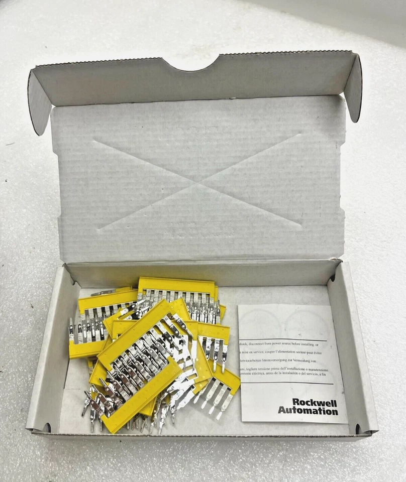 New Lot of 20 Allen Bradley 1492-CJK5-10 Ser A Center Jumpers - Image 3 of 3