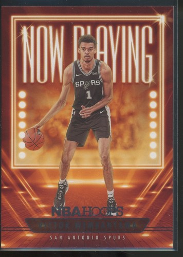 2023-24 Panini NBA Hoops Victor Wembanyama #26 RC Rookie Now Playing