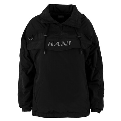 KARL KANI Damen Übergangsjacke Schwarz / XS / Jacke, Blouson, Pull-Over