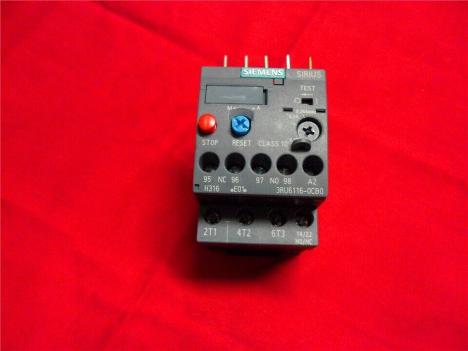 NEW 1PC Siemens Overheat relay 3RU61160CB0 3RU6 1160CB0 0.18A0.25A eBay