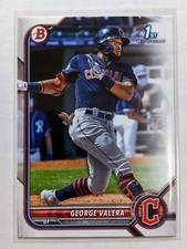 2022 Bowman Paper George Valera 1st Bowman #BP-22 Cleveland Guardians