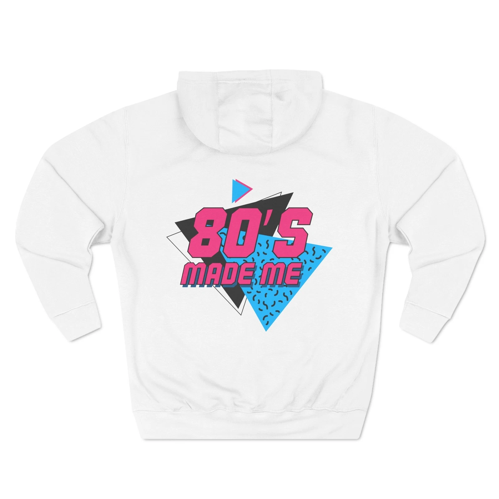 Three-Panel Fleece Hoodie