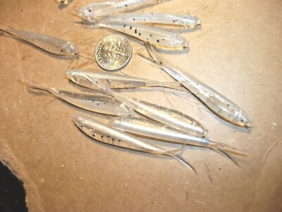 200-2 1/4''-crappie-panfish-soft minnows-jigs grubs-lures-split tail-flukes-scent