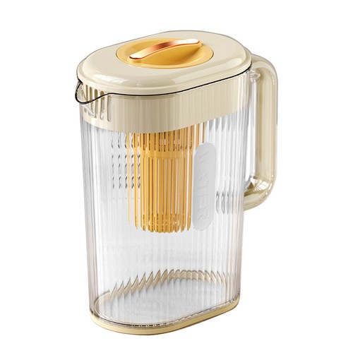 Water Pitcher With Lid 2L Unbreakable Hot/Cold Water Jug Ice Tea Juice Container - Picture 14 of 14
