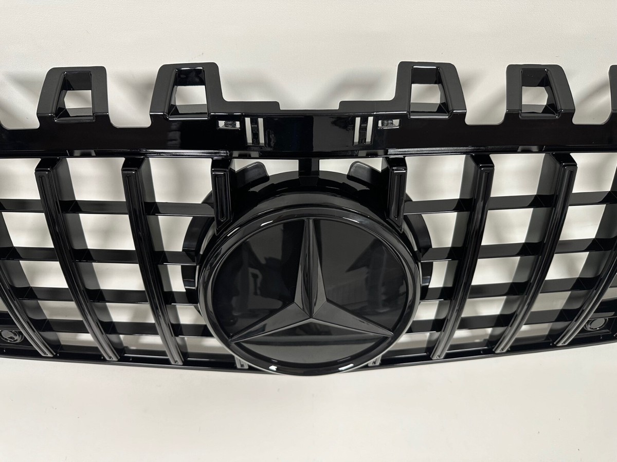 Calandre Avant Noir Look AMG GT Pour Mercedes Classe A W177 (2018-2022) – Compatible Caméra