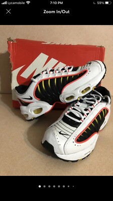 日本未入荷!★NIKE AIR MAX TAILWIND 4 IV WHITE BLACK CRIMSON NIKE Mens AIR MAX TAILWIND IV Shoes White Black Crimson US 9