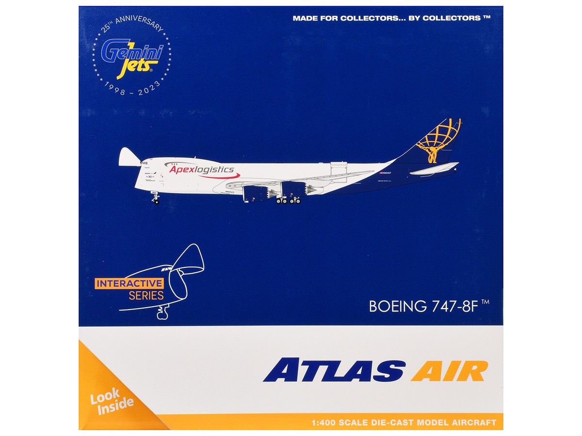 航空機・ヘリコプター 1/400 Gemini ATLAS Air B-747-8F N863GT 航空機・ヘリコプター 1/400 Gemini ATLAS Air B-747-8F N863GT