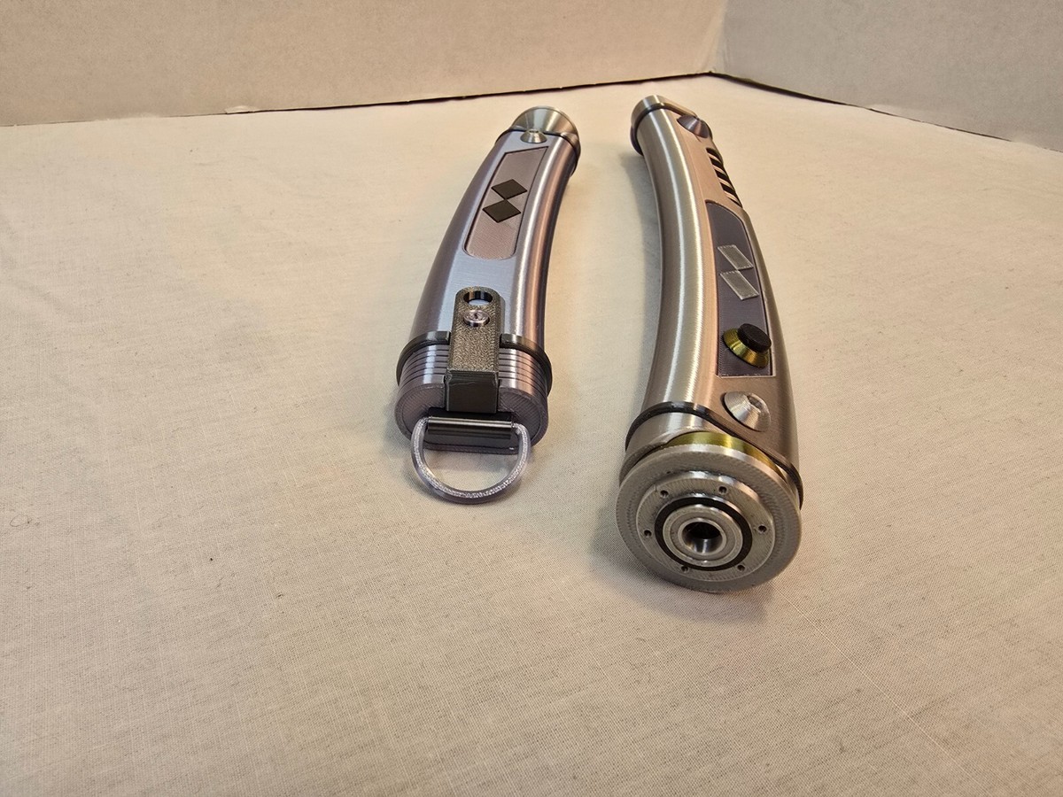 Ahsoka Tano Inspired Lightsaber Replica and Stand, Star Wars | eBay