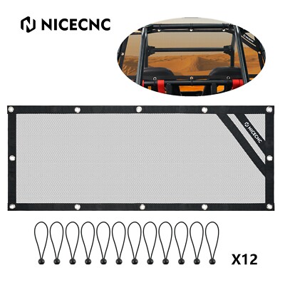 NICECNC Käfig Race Net Mesh Rückwand Für Polaris RZR1000,570, RZR XP 2016-2021