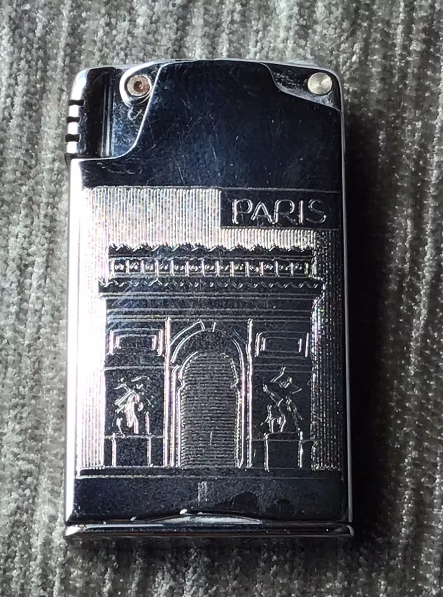 MYON Claridge Automatic Petrol Pocket Lighter Made In France WORKS