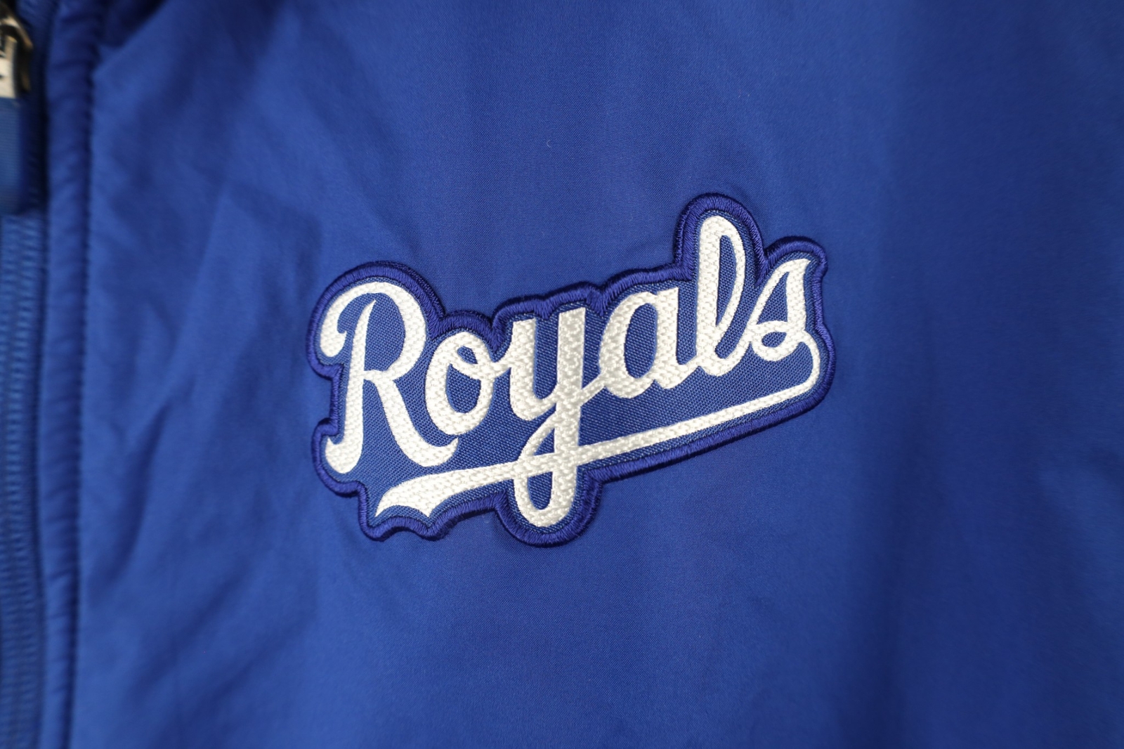 SACAI X NIKE Giacca Nike Baseball Uomo Medium Distressed Kansas City Royals Full Zip Blu