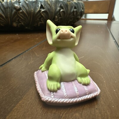 Vintage 2001 Whimsical World of Pocket Dragons CUSHY Figure Figurine Dragon Cute