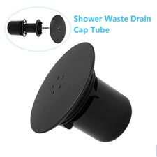 115 mm Schwarz Abflussdeckel Dusche mit Haarfänger für Duschabfluss