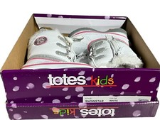Totes Toddler Snow Boots Girls SnowStar Thermolite Winter Ready White Pink Sz 5