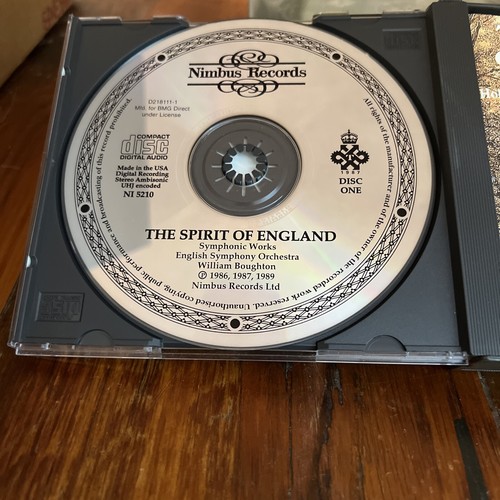 The Sprit of England CD 1998 nimbus records Promo 4 CDs - Picture 4 of 12