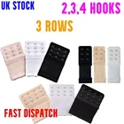 Ladies Bra Extender Bra Extension Strapless Underwear Strap 2, 3, 4 Hooks -UK