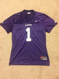 Nike-Kansas-State-Wildcats-Women-039-s-NCAA-Football-Jersey-Purple-Size-Medium