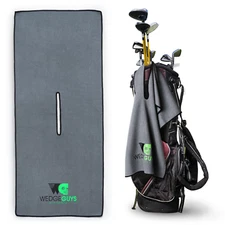 NEW Wedge Guys Large Microfiber Golf Towel - 40" x 17"
