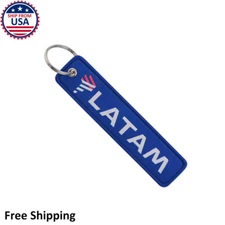 LATAM Airlines International Collectibles Car Keychain Travel Luggage Bag Tag