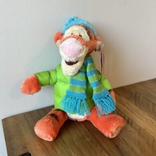 Disney Store Exclusive Winter Disney Tigger Collectible Soft Toy