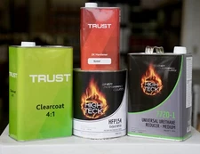 Ford Oxford White Basecoat Paint Trust 2K High Gloss Clear Coat GALLON Bundle!