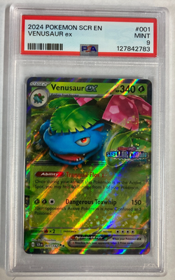 Venusaur ex (Stellar Crown Stamp) 001/142 Miscellaneous Cards