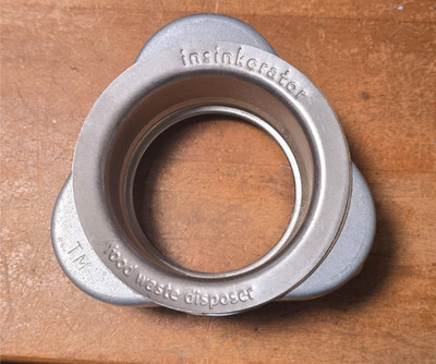 Insinkerator Food Waste Disposal Sink Collar Flange Stainless