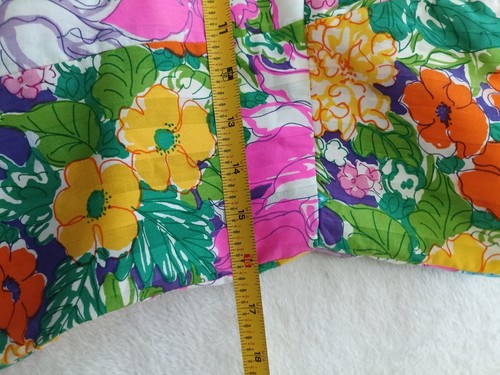 VTG Shifts Internationale Miami 70s Pastel Tropical Floral Mod Maxi Dress 14 A1 - Picture 13 of 14