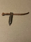 VTG 1960's Original Marx Johnny West Geronimo Cherokee Toy Brown Knife Sheath