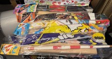Lot Of 6 Vintage Kites  900  s Hi Flier Etc. Batman, Hanna Barbara, Mickey Mouse