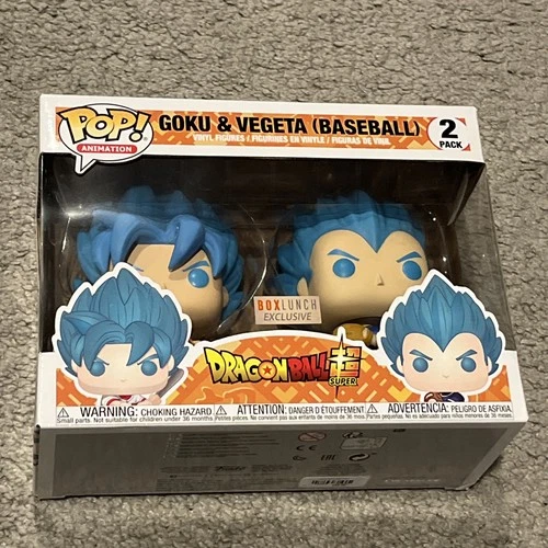 Funko Pop Dragonball Super Goku & Vegeta Baseball 2-Pack Box Lunch Exclusive