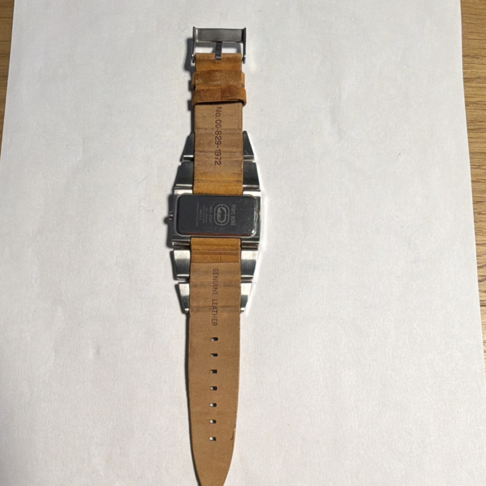 Marc Ecko NON-STOP Rectangle Analog Wristwatch Br… - image 3