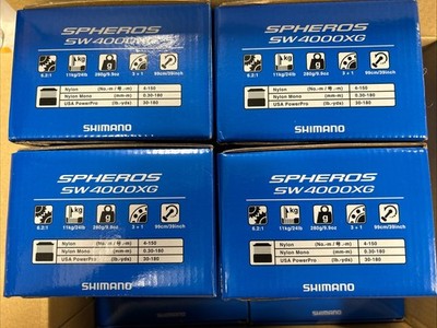 【オマケあり】SHIMANO SPHEROS SW4000XG Shimano Spheros SW4000XG Reel, Gear Ratio 6.2:1, 9.9 oz. New Un