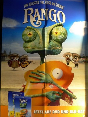 Rango - Johnny Depp - Abigail Breslin - Videoposter A1 84x60cm gefaltet