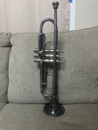 Accent Trumpet Siverplate Bb 842750(repair Or Parts)