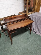 THEODORE ALEXANDER CAMPAIGN DESK/MILITARY/STUDY/CAPTAINS DESK LEATHER TOPPED