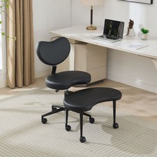 Meditation Chair Plus Cross Legged Chair with Wheels ADHD Criss Cross Desk Chair