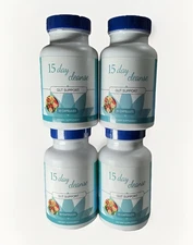 15-Day Cleanse - (4 PACK!) Gut and Colon Support Caffeine-Free Advanced Formula