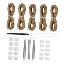 RV Pleated Shade Repair Kit Fit for Camper Blinds and Pleated Shade Downs Brown