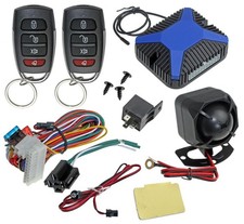 InstallGear Car Alarm Keyless Entry System Trunk Pop Remote Door Lock Fob