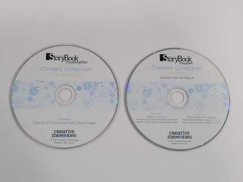 Creative Memories Story Book Creator Plus - Content Collection - 2 Discs