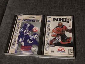 Sega Saturn System Bundle w/ 3 Games, OEM Controller & Cords &ndash; Very Good Cond.