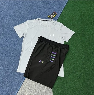 Ensemble Running Under Armour Gris et Noir - Taille M - Neuf - Expédition 24/48h - Photo 1/4