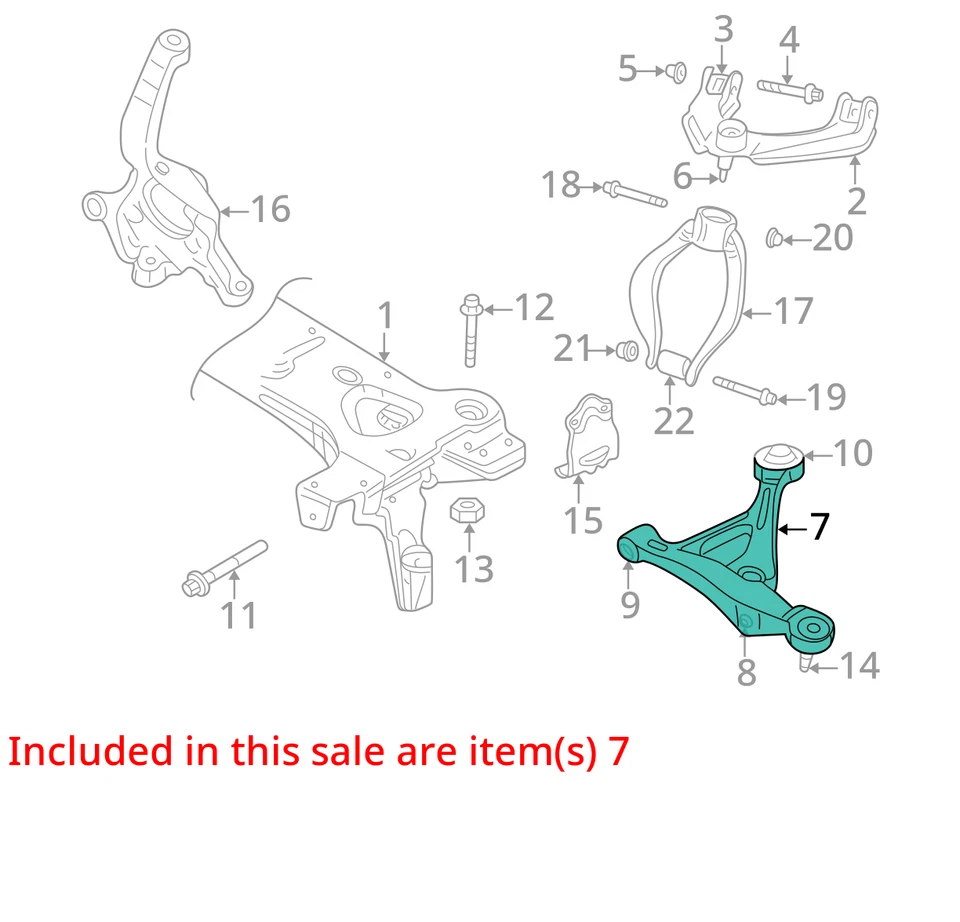 Brazo de control Stratus Chrysler Dodge Sebring 2001-2002 4764500ag - nuevo fabricante de equipos originales Foto 2 de 3