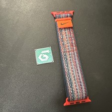 Apple Watch Nike Sport Loop 46mm 42/44/45/49 Genuine OEM Blue Red