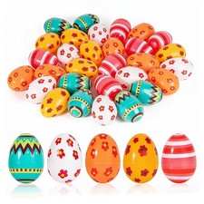 Jumbo 3 Inch Reusable Plastic Easter Eggs 30 Count - Premium Fillable Easter ...