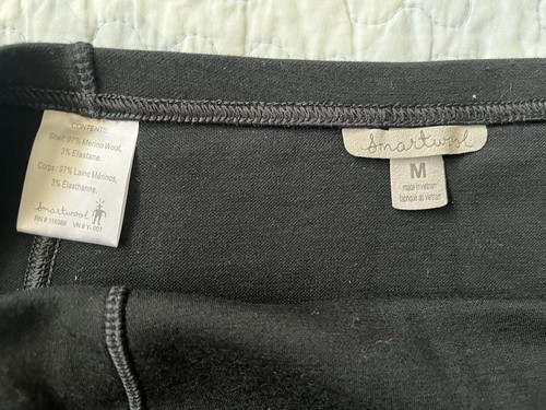 Smartwool Black Merino Wool Mini Skirt Womens Size Medium - Picture 3 of 3