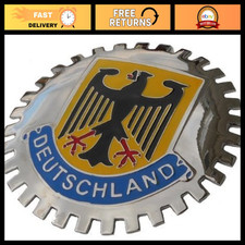 Germany Car Grille Badge Emblem - German Flag Auto Accessory Vehicle Decor Germany Car Grille Badge Emblem - German Flag Auto Accessory Vehicle Decor